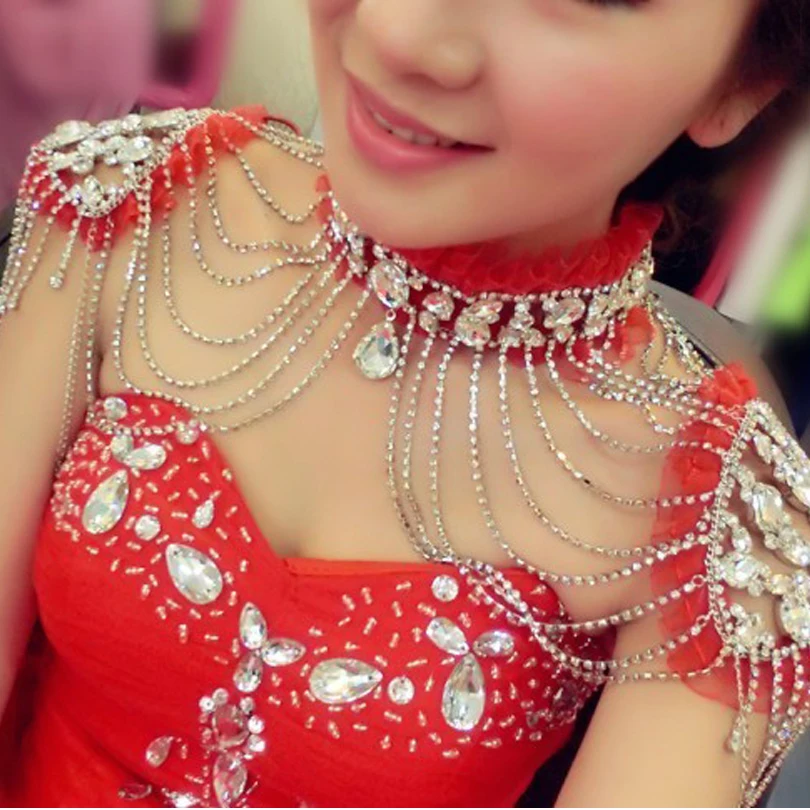 Женское богемное ожерелье на плечо длинные кружевные ожерелья эффектные