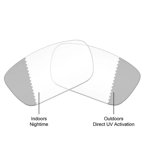Eclipse Photochromic Поляризованные Сменные линзы Mryok для солнцезащитных очков в виде топливных элементов Оукли(только линзы)-несколько вариантов - Цвет линз: Eclipse Photochromic