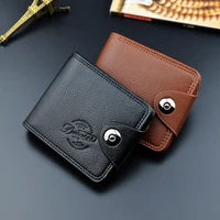 men wallets fashion mens wallet with coin bag zipper small money purses dollar slim purse money clip wallet buckle wholesale 372