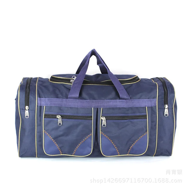 Dark Blue Унисекс нейлоновые дорожные сумки, Мужская водостойкая сумка для спортзала, женские тренировочные сумки через плечо, сумки для путешествий, сумки для улицы, сумка, сумка, De XA130K - Цвет: Dark Blue