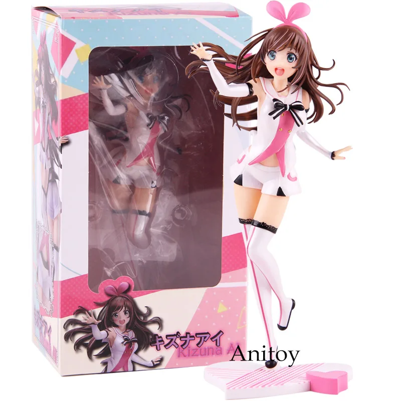 Virtual YouTuber A. I. Channel Kizuna Ai фигурка ПВХ Коллекционная модель игрушки - Цвет: with box