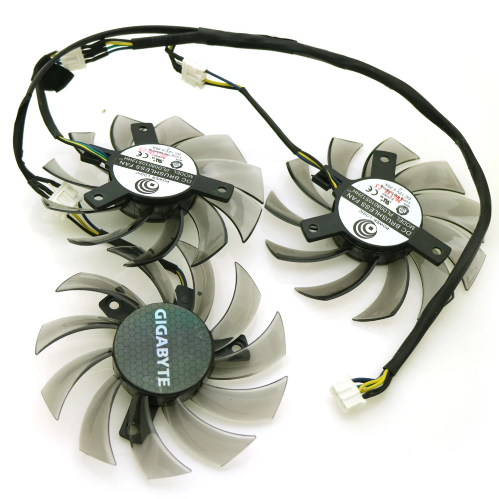 Вентилятор VGA PLD08010S12HH 12 В постоянного тока 0 35 А для видеокарты Gigabyte GeForce GTX780 GV-N780OC