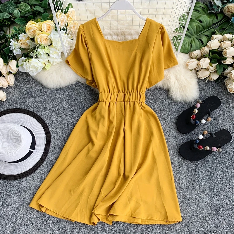 FMFSSOM женское сексуальное пляжное платье с открытой спиной 2019 новое летнее