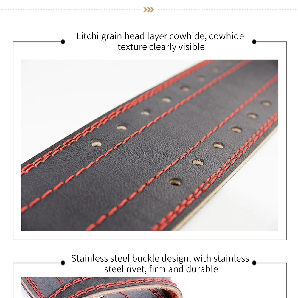 FDBRO для мужчин и женщин оборудование тяжелой атлетики кожаный пояс тренажерный