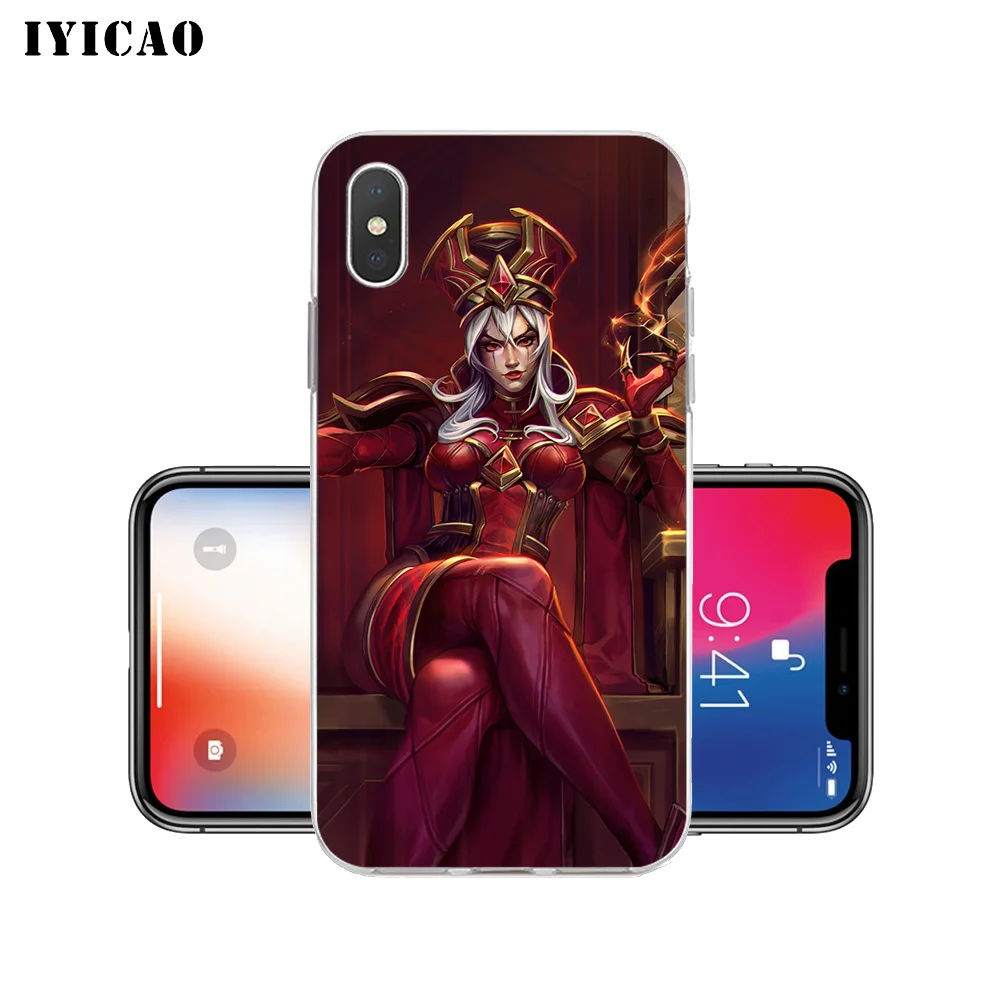 IYICAO &quotHeroes of the Storm&quot Мягкий силиконовый чехол для телефона iPhone X XR XS MAX 6 6s 7 8 Plus 5 5S SE