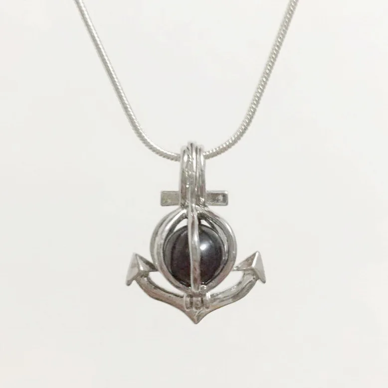 18KGP подвеска в клетке можно поместить разные жемчужный бусина медальон подходит