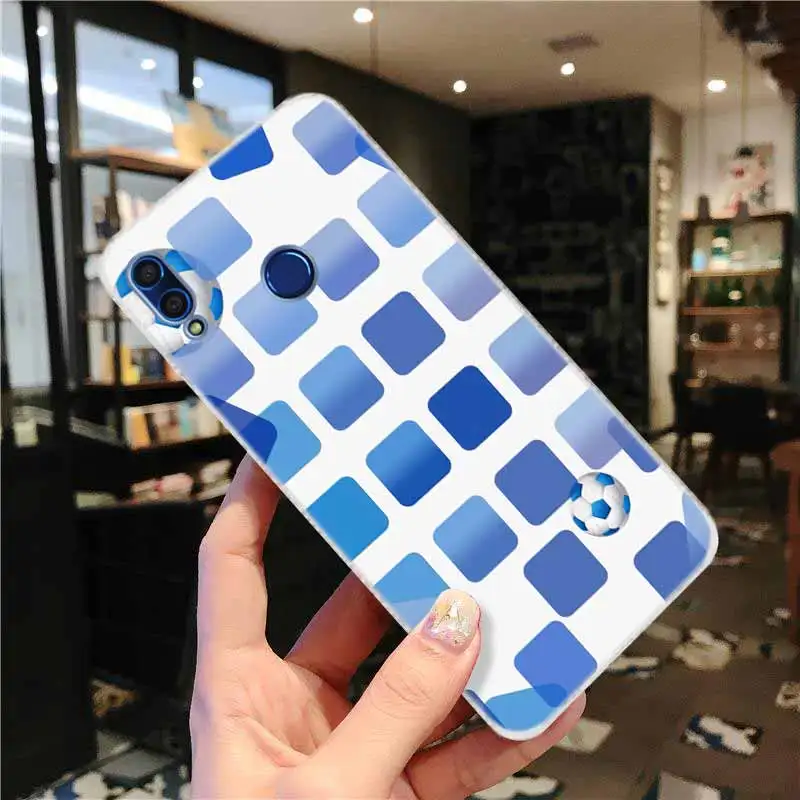 Мягкий силиконовый чехол для Huawei Honor 30 20 Pro 10 9 9X Lite 10i 9a 8a 7a 30s Fire футбольный