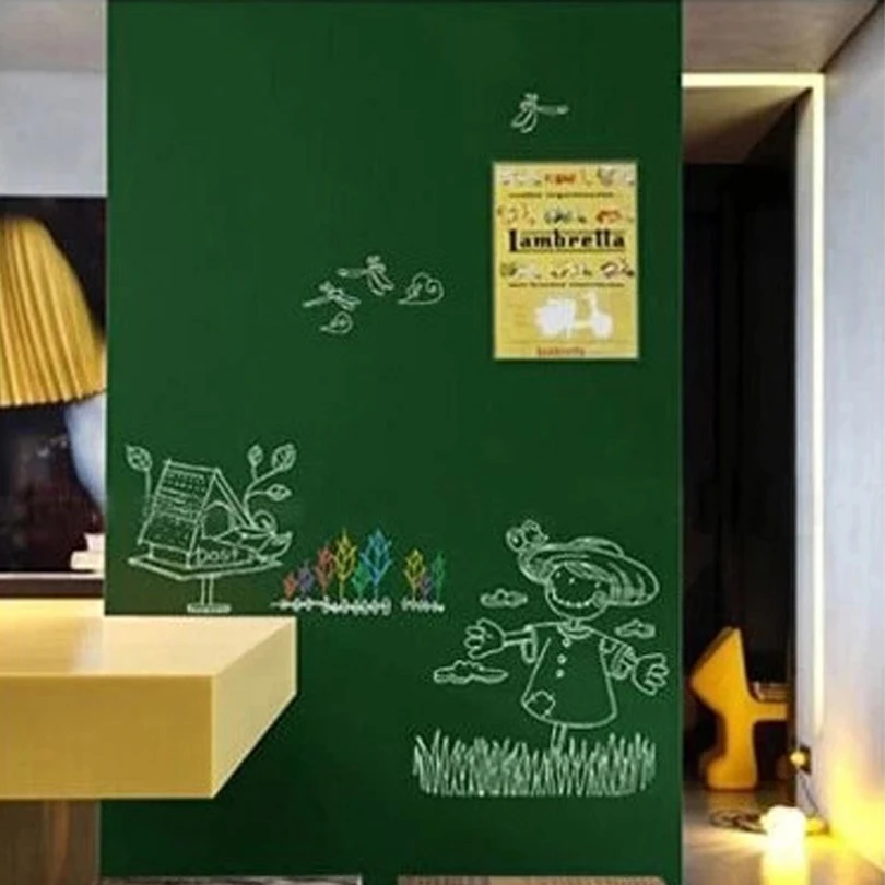 45*200 см Классная доска Наклейки съемный Книги по искусству доске стены Стикеры