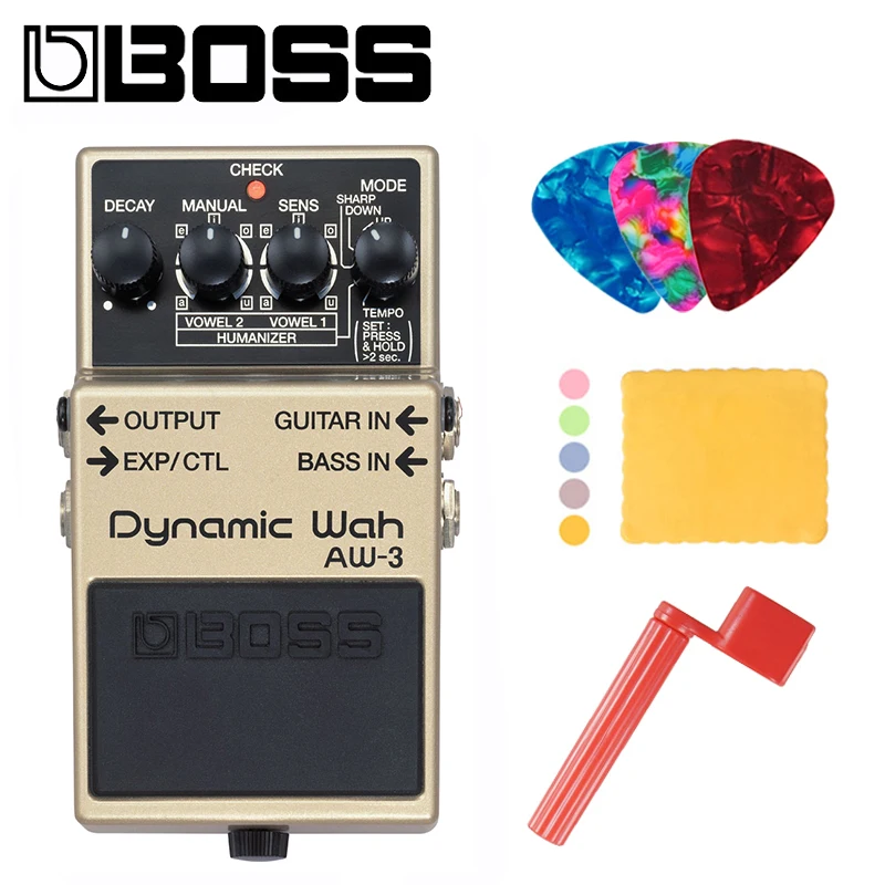 Boss AW-3 динамическая педаль Wah для гитары или баса с контролем темпа входом педали