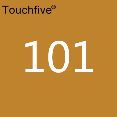 101 TOUCHFIVE опционально цвет соответствия искусство маркеры Кисть ручка эскиз на спиртовой основе маркеры двойная головка манга ручки для рисования товары для рукоделия - Цвет: 101