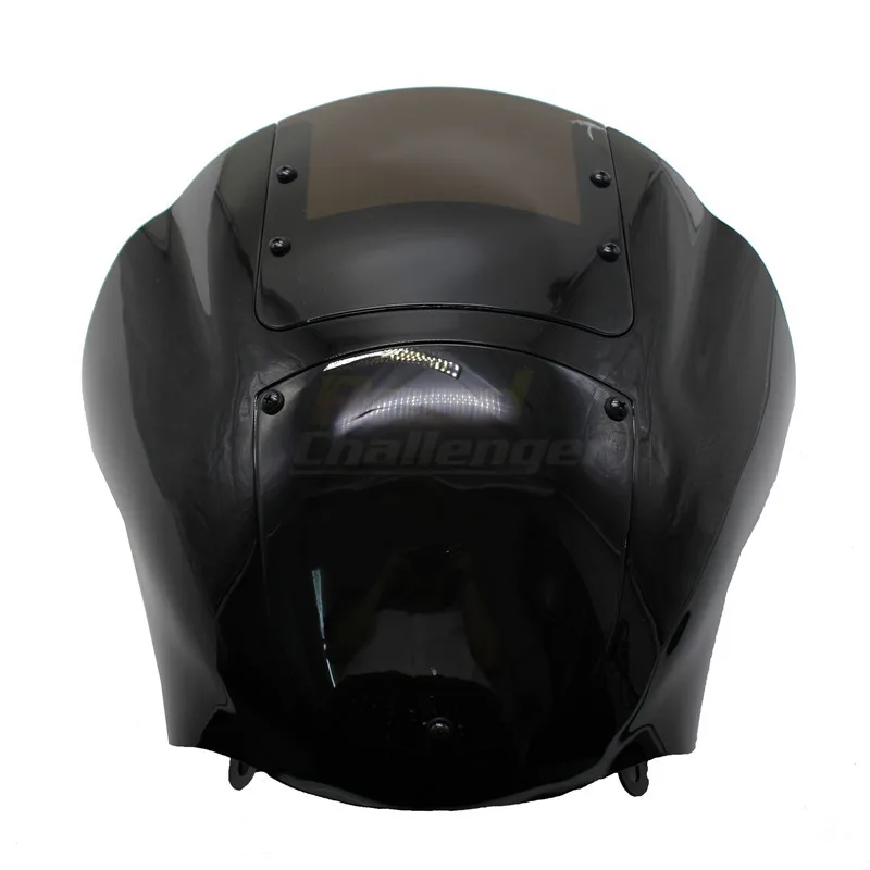 Черный обтекатель фар для Harley Dyna Low Rider Super Wide Glide 1986- Sportster XL 1200 883 обтекатель передних фар