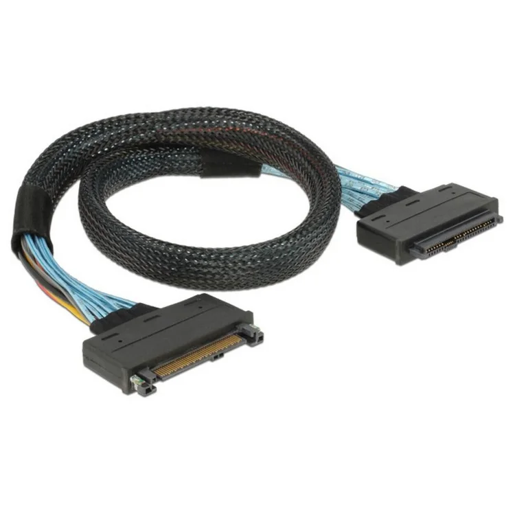 

U.2 U2 кабель SSD NVME PCIe, кабель типа «Папа-мама», 50 см, 68pin