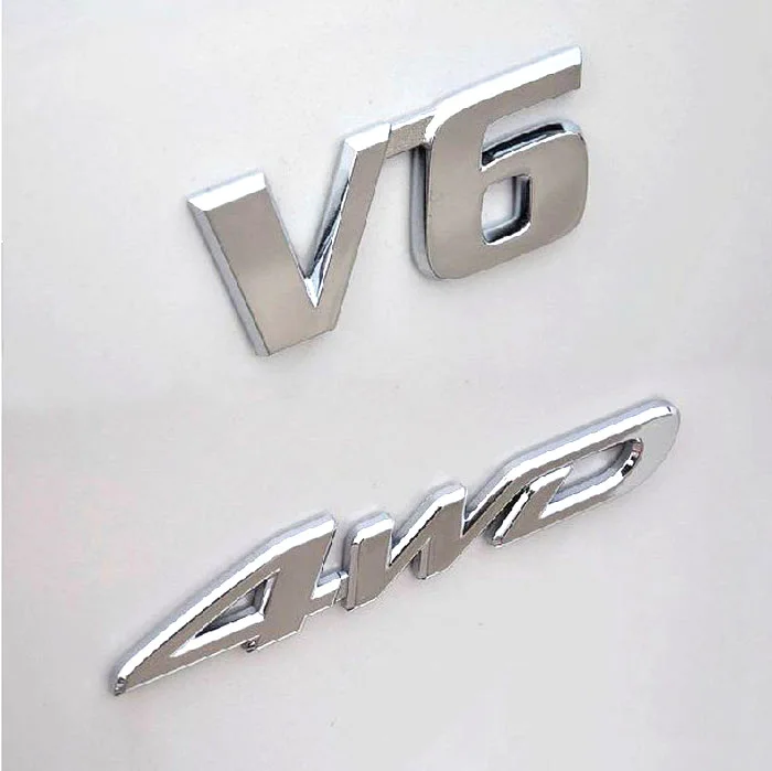 V6 4WD автомобильные наклейки водонепроницаемая виниловая автомобильная пленка