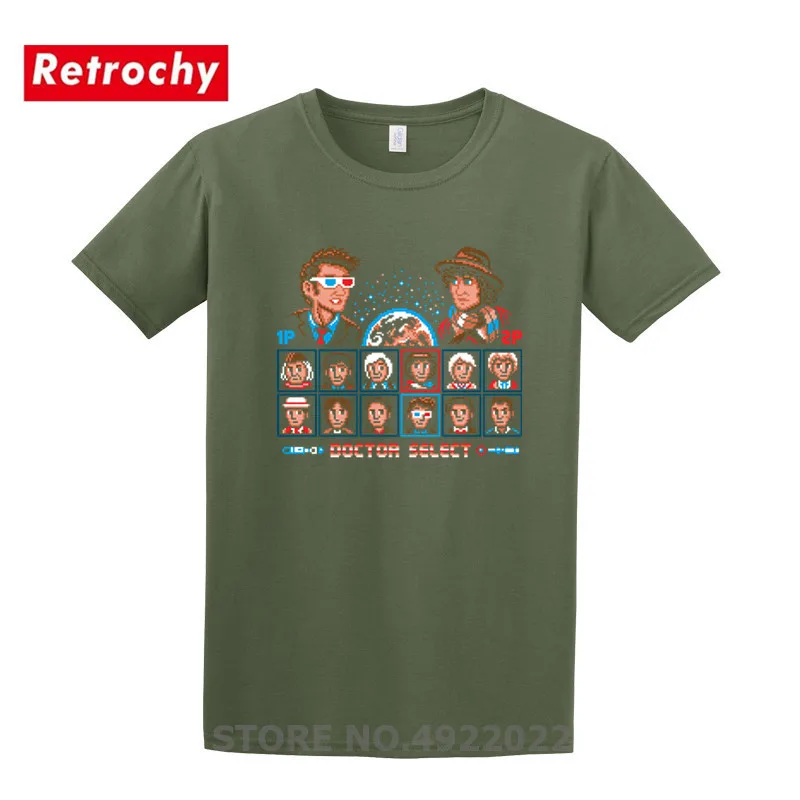 Забавная футболка Доктор боец хлопковая короткая с забавным принтом Кто летняя