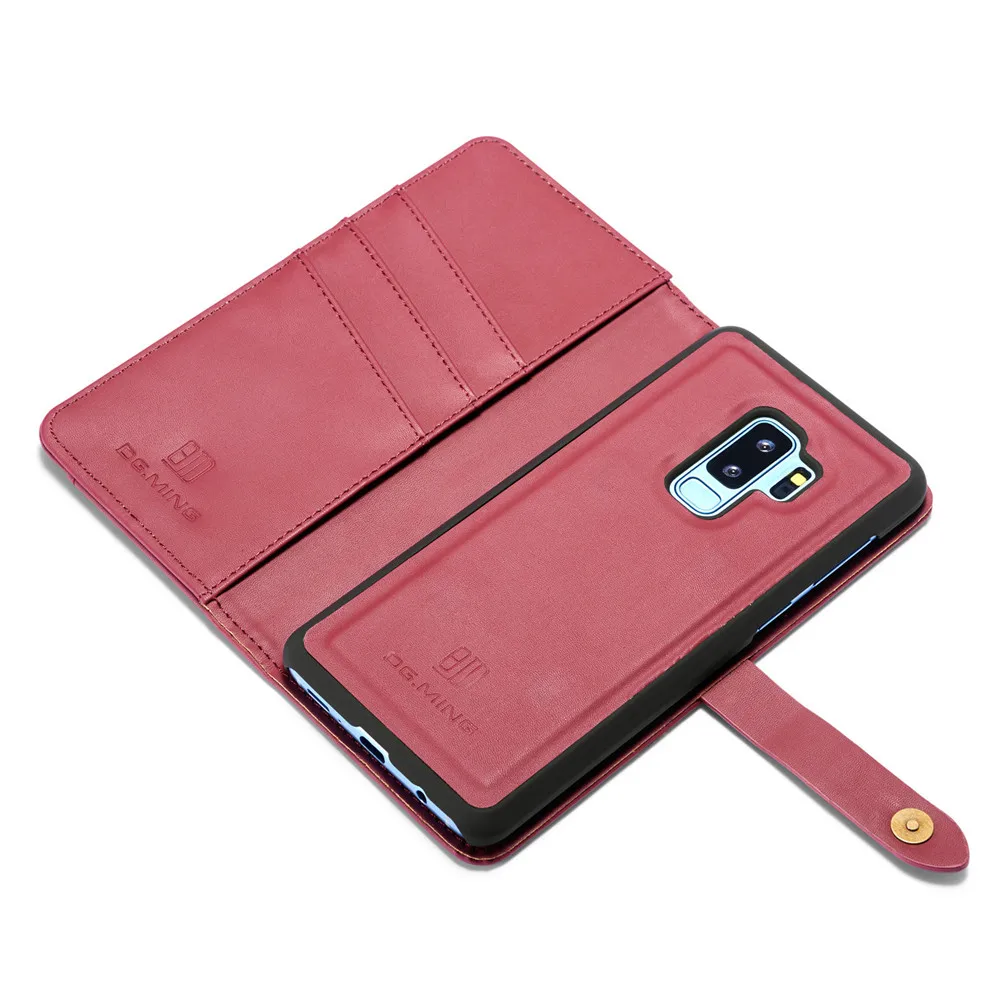 Чехол-книжка для samsung Galaxy Note9 Coque note8 съемный чехол-кошелек из искусственной кожи s9