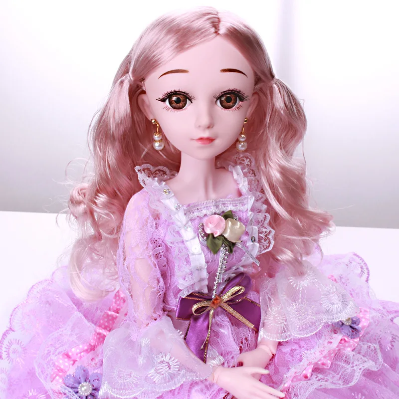 TAORISFUN платье для 60 см Bjd куклы большой Peluca парик Рапунцель аксессуары Игрушки