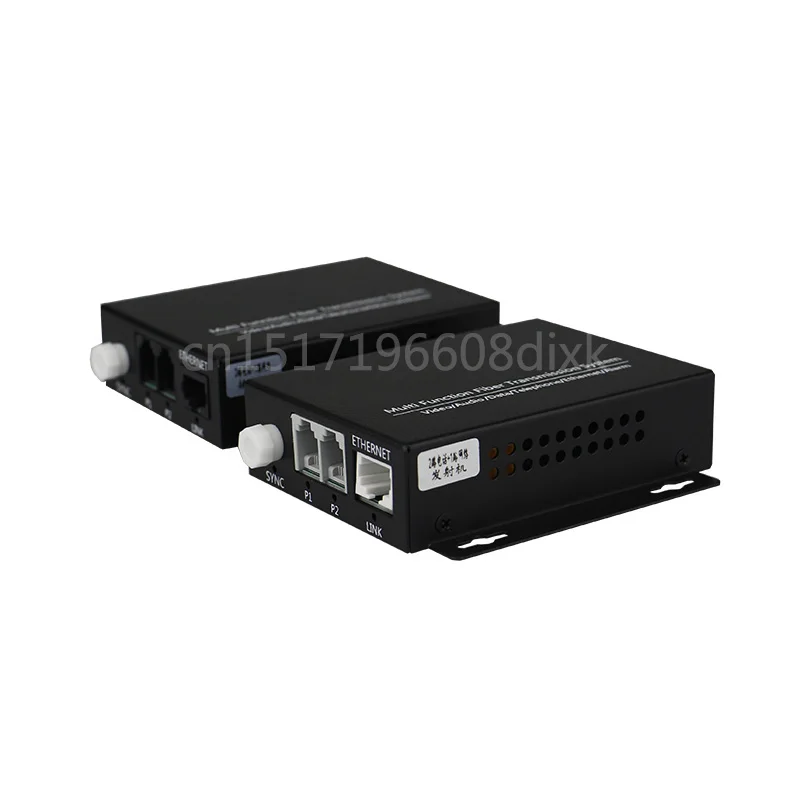 2 канальный оптоволоконный преобразователь PCM voice telephone и 1 Ethernet 100M порт FC