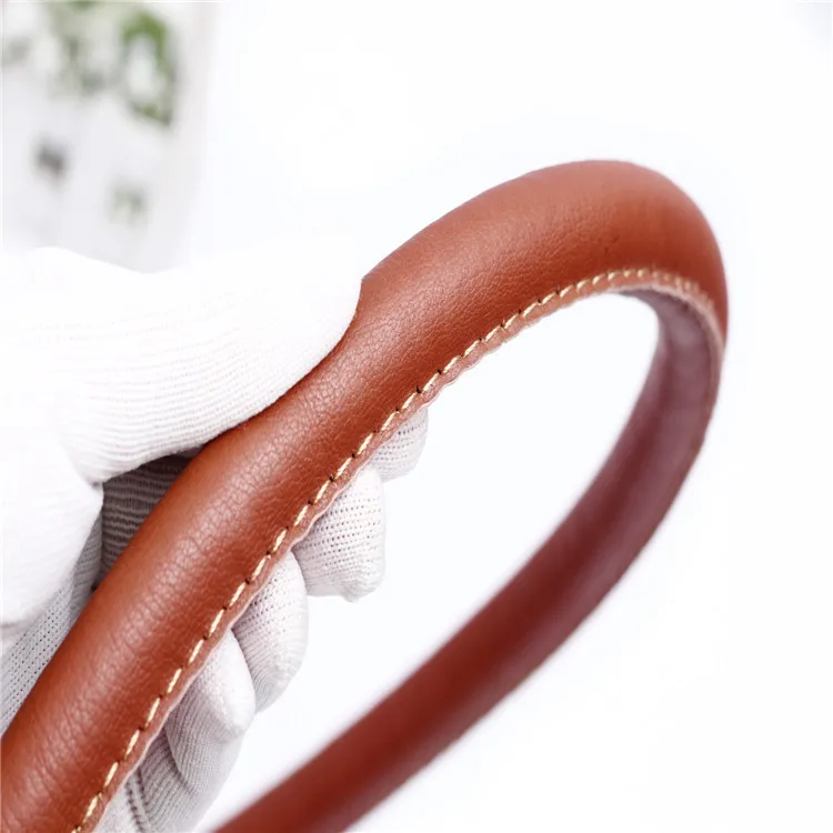 Черный кофе коричневый из натуральной кожи ошейник поводок свинцовый набор для