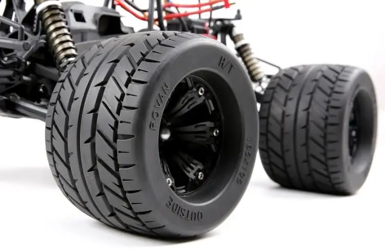 Колеса/шины для внедорожников HPI Savage Flux Hobao Nanda HSP Redcat FS LOSI MT 2 шт. 1/8 RC Monster|truck wheels|1/8