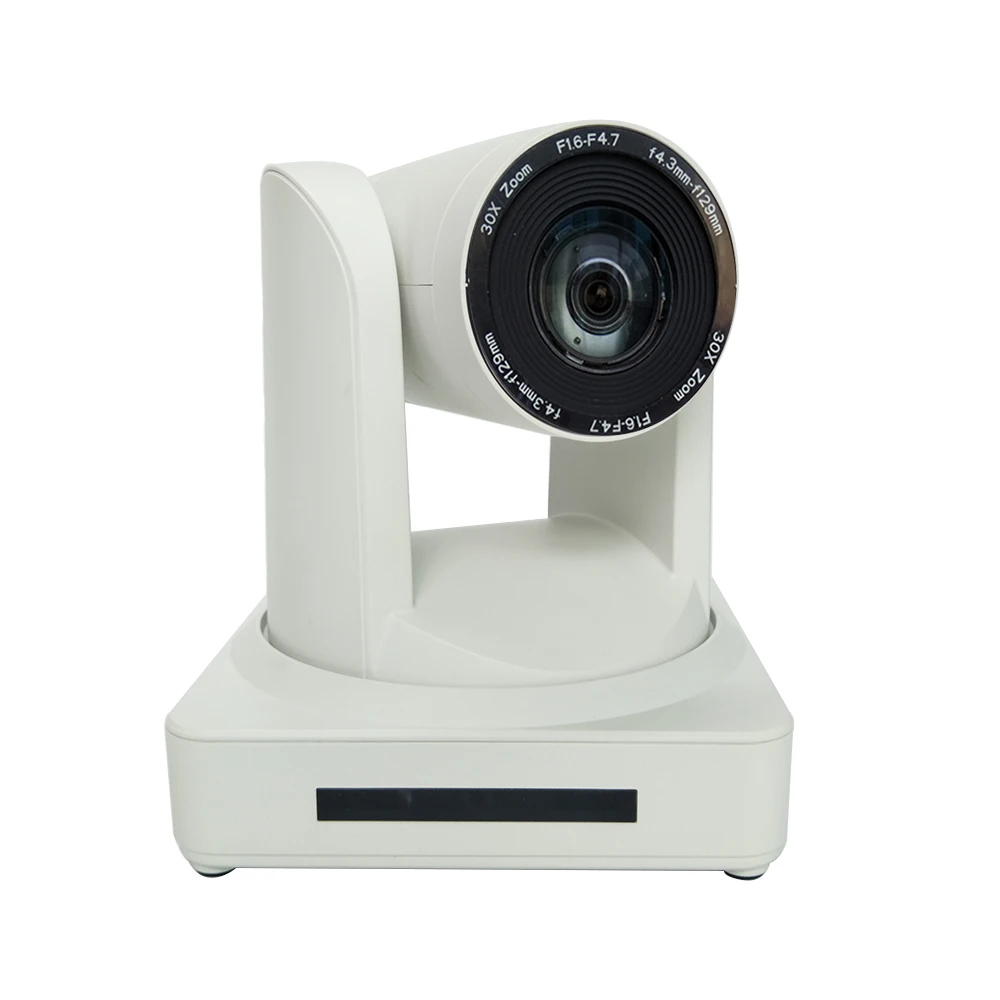 Белый 1080p 50/60fps 30x оптический зум HD IP PTZ видео конференц камера беспроводная с hdmi 3g