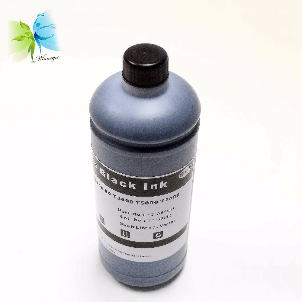 Winnerjet водонепроницаемый пигмент чернила для Epson T3200 T5200 T7200 T3270 T5270 T7270 printer-1000ml/бутылка