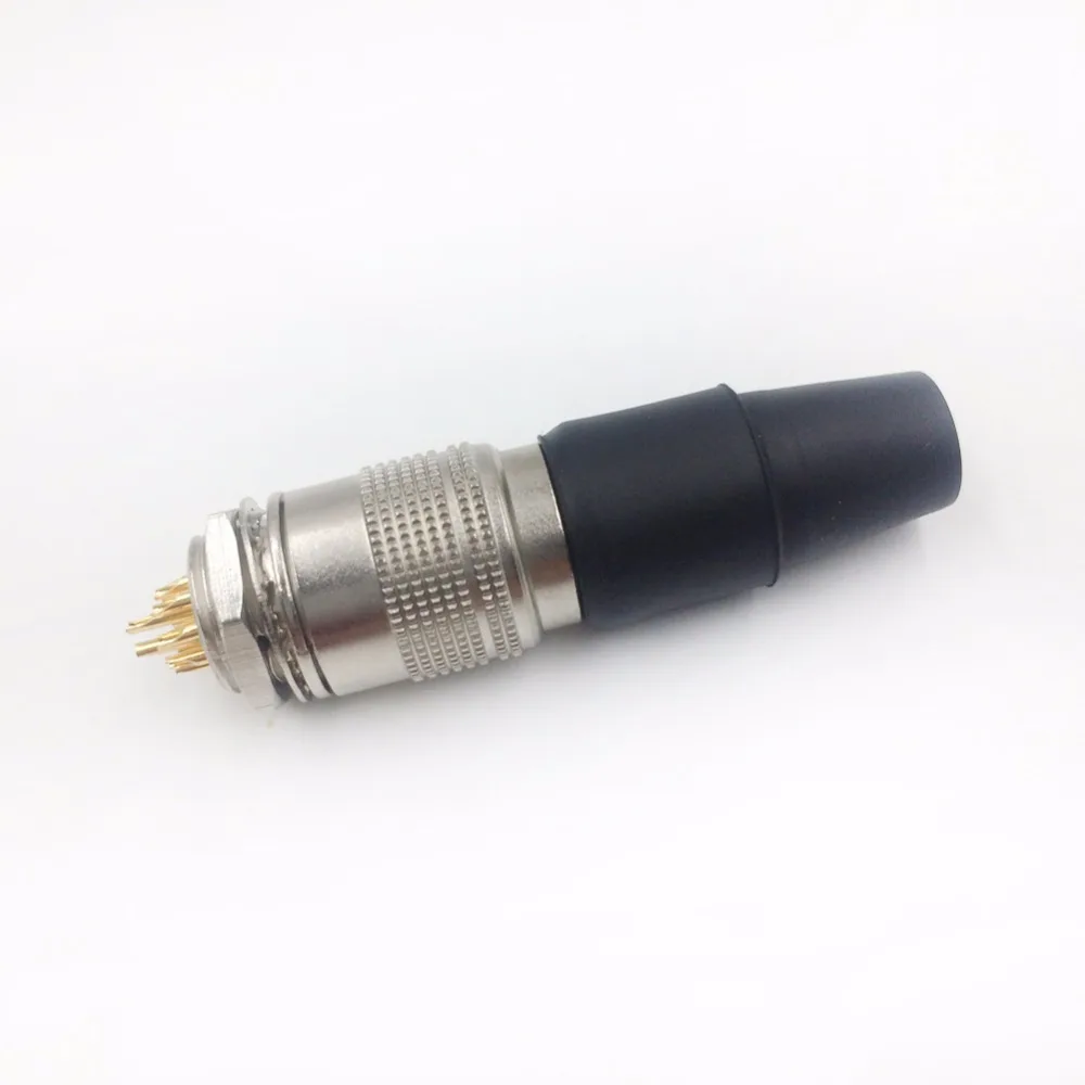 Hirose металлический круговой разъем 10 pin гнездо HR 10A-10P-10S и 10A-10R-10P штекер для красной