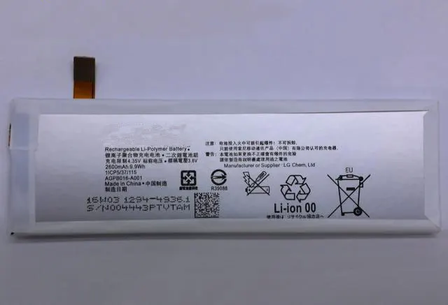 ALLCCX Высококачественная батарея для мобильного телефона AGPB016 A001 Sony E5606 E5633 E5643 E5653