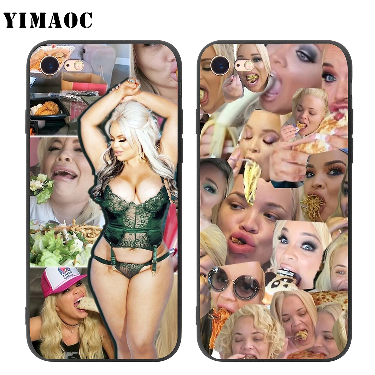 Мягкий чехол YIMAOC Trisha Paytas для Apple iPhone SE 2020 5 5s 6 6s 7 8 Plus XR X Xs 11 12 Pro Max mini|Бамперы| |