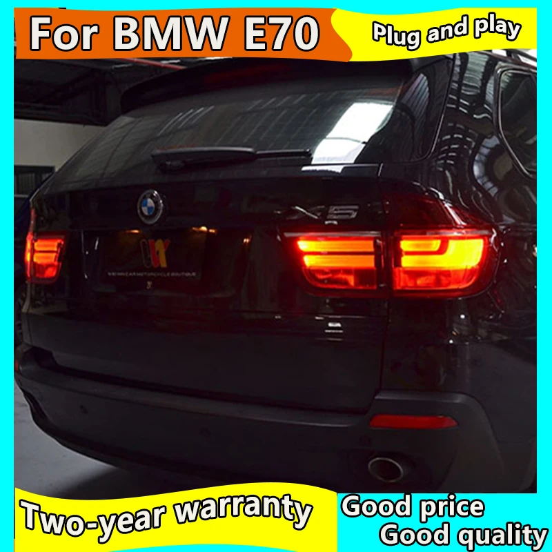 

Автомобильный Стайлинг, задний фонарь для BMW E70 X5, задний фонарь s 2007-2013 для X5 E70, задсветильник фонарь DRL + сигнал поворота + тормоз + задний фона...