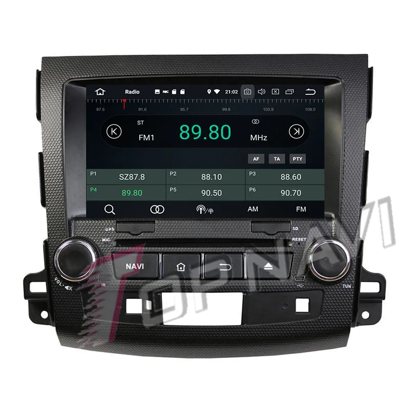 Автомобильный мультимедийный DVD-плеер Topnavi Восьмиядерный Android 9 0 для Mitsubishi Outlander
