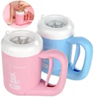 Очищающая чашка для собак и кошек, мягкая пластиковая моющая щетка для собак, аксессуары для собак