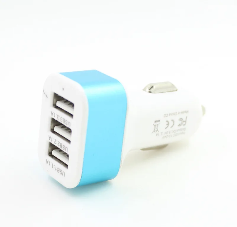 Тройное Универсальное USB Автомобильное зарядное устройство 3 порта