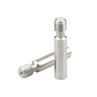 Горло MK8 M6 с трубкой из ПТФЭ 6*30 мм, резьба из нержавеющей стали, более длинная подача, детали для 3D-принтера 1,75 мм