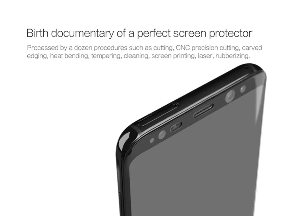 Nillkin для Smasung Galaxy S8 Plus закаленное стекло + S8Plus защитная пленка полное покрытие 3D