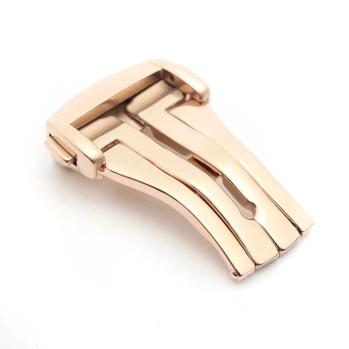 Новинка 16 мм/18 мм/20 мм нержавеющая сталь раскладная Пряжка Кнопка Ремешок кожаный