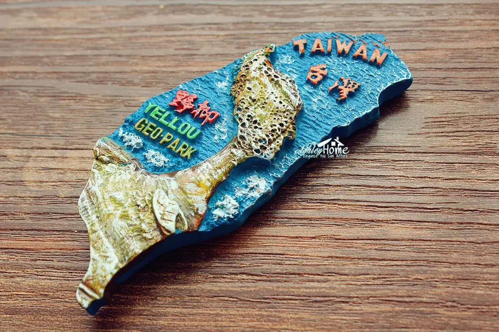 Туристический сувенир из Тайваня 3D искусственная смола подарок|magnet n52|gift teegift |
