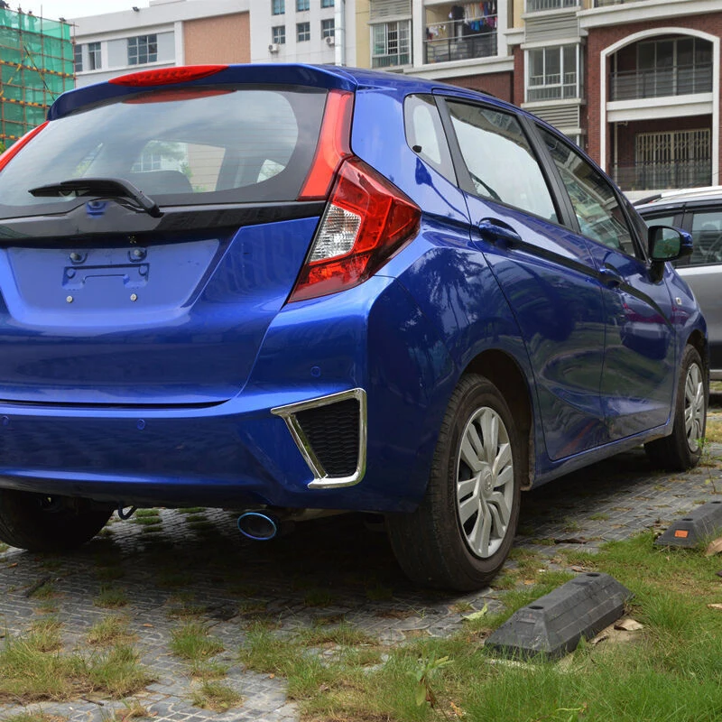 Для Honda Fit jazz 2014 2015 2016 2017 ABS хромированный автомобильный корпус накладка задний