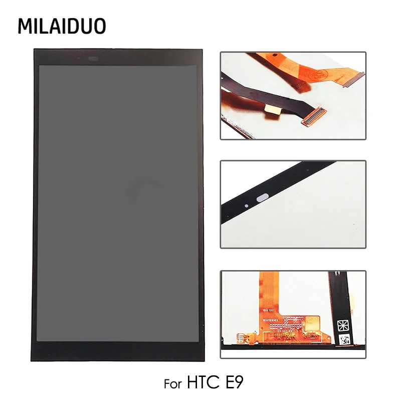 ЖК-дисплей для HTC ONE E9 сенсорный экран дигитайзер стеклянная панель сборка Замена