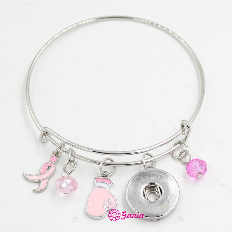 1 шт. женский браслет для борьбы с раком груди 18 мм|bracelets for|snap braceletbracelets for women |