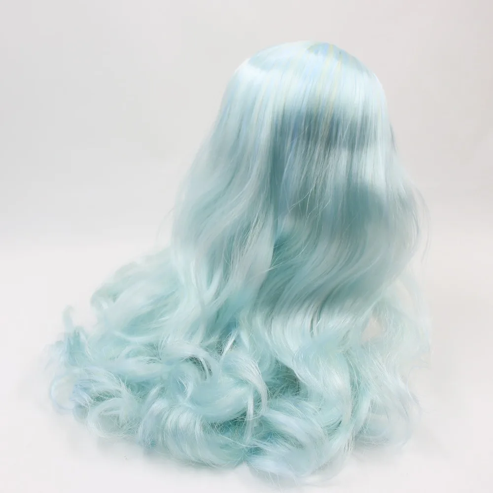 Ледяная кукла DBS Blyth 1/6 bjd сустав тела белая кожа 30 см синий микс мятный волос голый