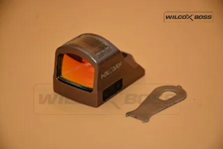 Tan Солнечный Красный точечный прицел Trijicon RMR Docter голографический прицел с креплениями для 20 мм рельсы для страйкбола - Цвет: Tan