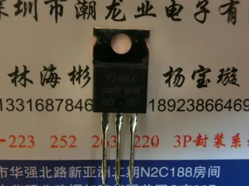 

5 шт. IRF740LC F740LC TO-220