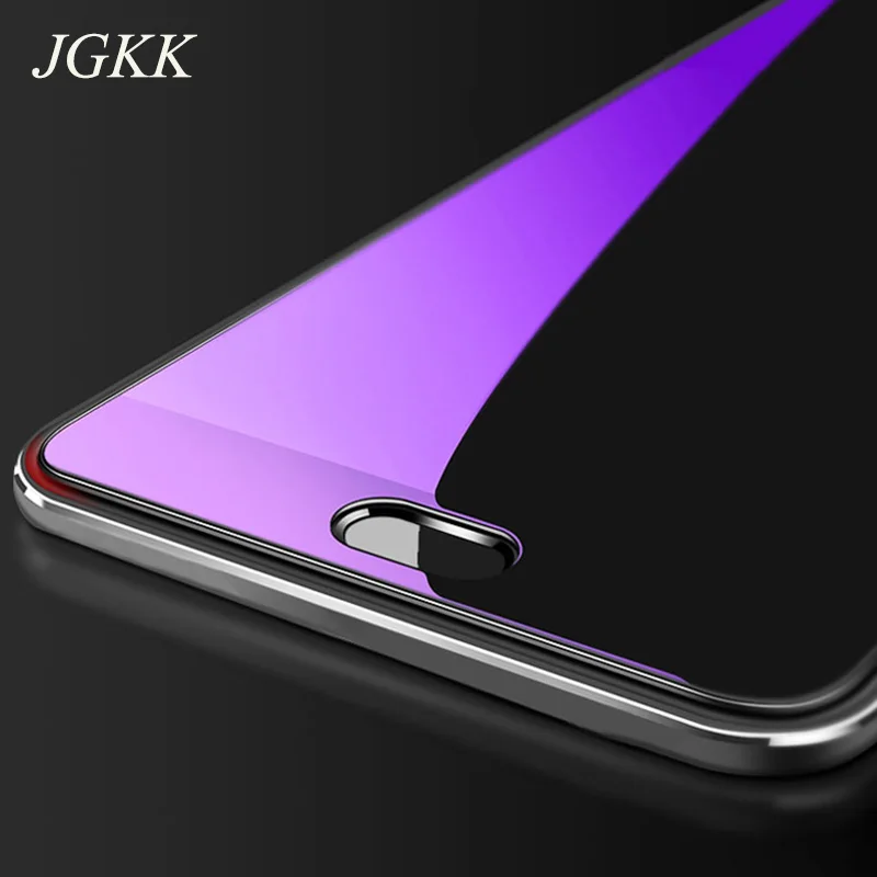 JGKK Защитное стекло для OPPO F7 F5 R15 R11 R11S Plus с защитой от синего фиолетового 2.5D