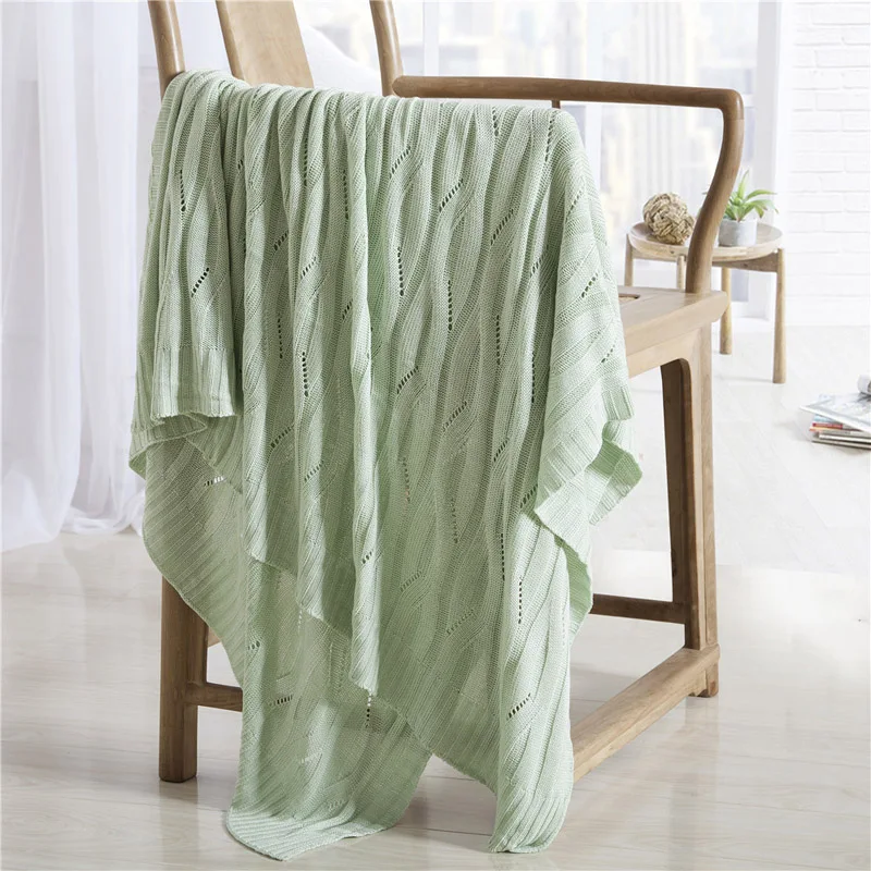 Green 120x180 см/180x200 см однотонное одеяло на диван кровать самолет путешествия мягкий прямоугольник взрослых пледы простыня домашний текстиль высокого качества - Цвет: Green