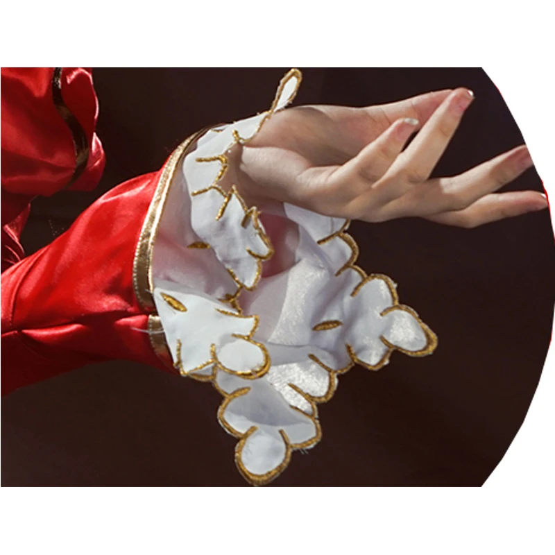 Костюм для косплея ROLECOS Game FGO костюм саблей Нерон Клавдий красное платье с жакетом