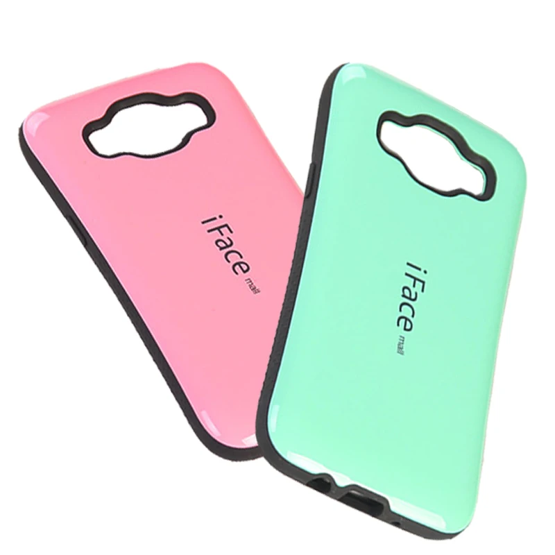 Модный чехол Sinbeda iFace mall для Samsung Galaxy J1 J5 J7 2016 ударопрочный из ТПУ + ПК защитный
