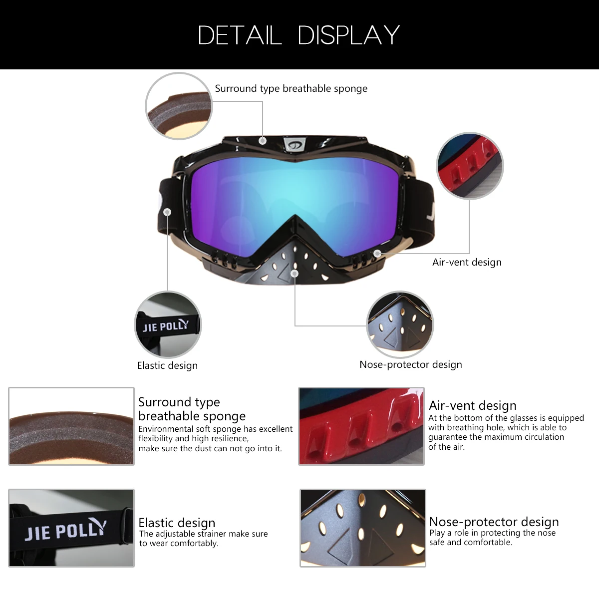 

Military Tactics Goggles Bicycle Bike Cycling Glasses Men Women Paintball Airsoft Outdoor Sports Windproof Sunglasses
