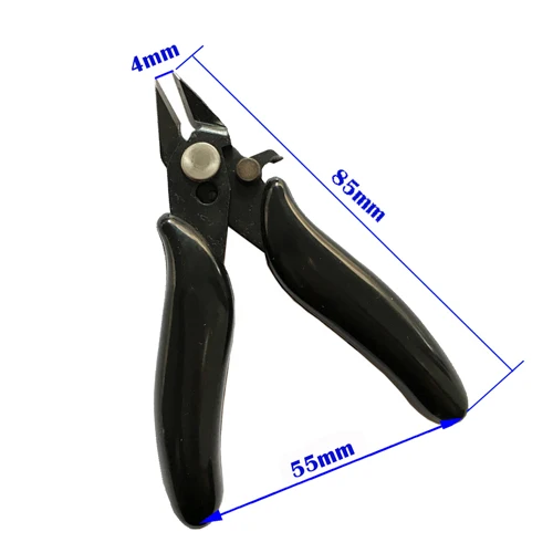 Black plier Японский стиль электрические провода Кабельные резаки мини нос режущие щипцы плоскогубцы металлические головоломки для моделирования, работы режущий ручной инструмент - Цвет: Black plier