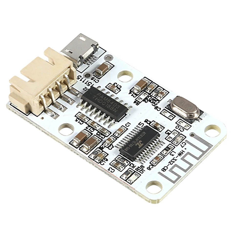 Беспроводной цифровой мини усилитель Bluetooth модуль для динамика 3 Вт * 2 DC 5 в Micro USB