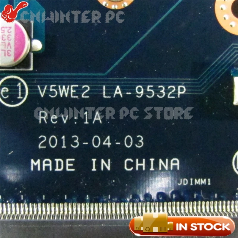 NOKOTION NB.MFM11.00A NBMFM1100A MAIN BOARD For Acer aspire E1-532 E1-532P Laptop Motherboard V5WE2 LA-9532P DDR3L | Компьютеры и офис